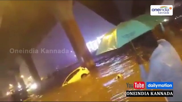 Bengaluru Rain : Nayandahalli junction is a complete waterfall | Oneindia Kannada