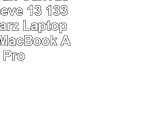 Johnny Urban Canvas Laptop Sleeve 13  133 Zoll Schwarz  Laptoptasche für MacBook Air 13