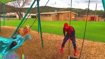 Double Pregnant FROZEN ELSA vs DOCTOR! w/ Pregnant Maleficent vs Spiderman Baby Hulk Superhero Fun