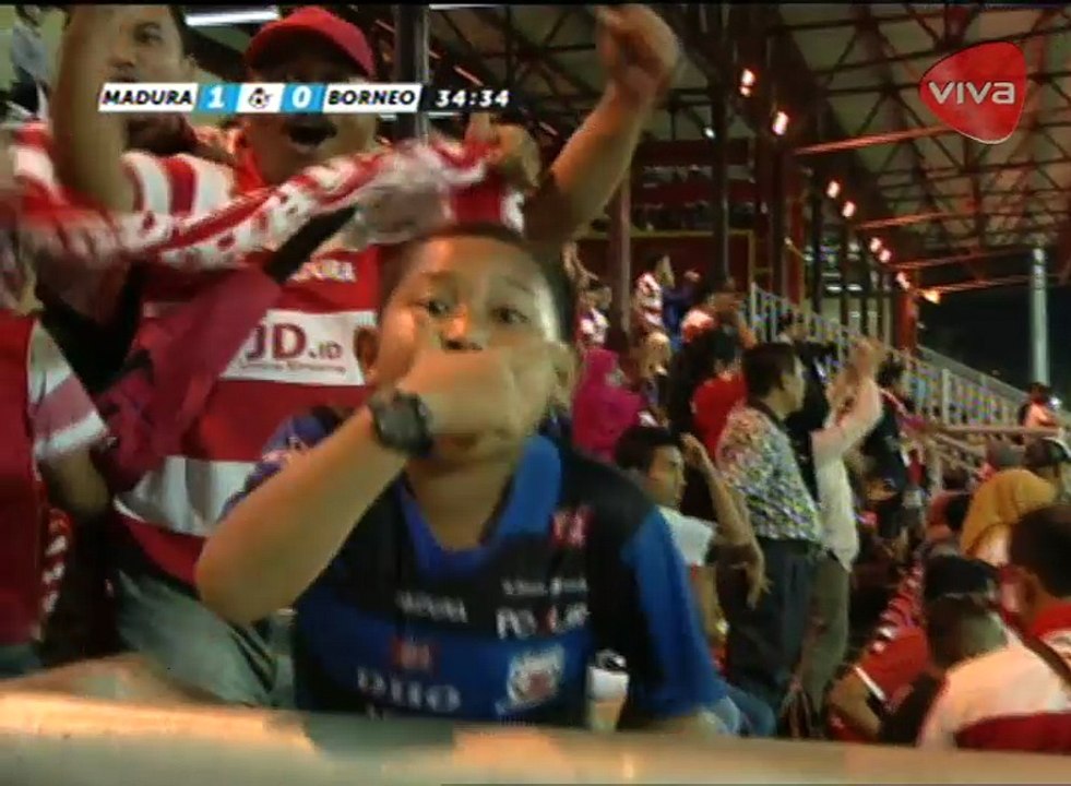 Gol dan Highlight Madura United vs Pusamania Borneo