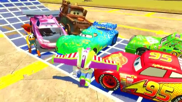 Disney cars Carla Veloso & Chick Hicks Toy story Buzz Lightyear & Woody Childrens Songs