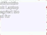 MojiDecor Filz Sleeve Hülle Multifunktions Ultrabook Laptop Tasche integriert Mousepad für