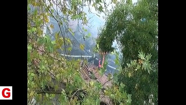 Tarihi Rumeli Hisarı İskelesinde yangın