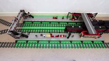 LEGO Train Track Setup! Three Long Tracks Running Together, Three Steam Trains!!