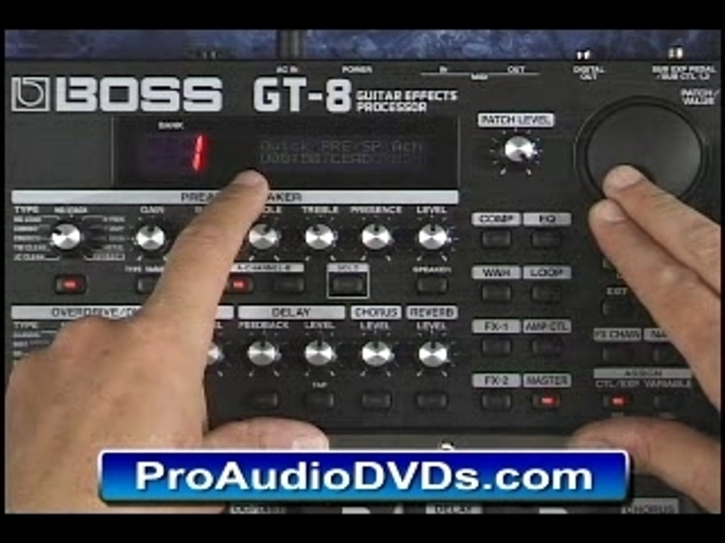 Roland (Boss) GT-8 DVD Video Tutorial Demonstration - video Dailymotion