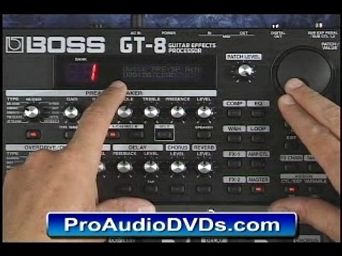 Roland (Boss) GT-8 DVD Video Tutorial Demonstration
