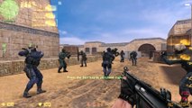 Counter-Strike: Condition Zero gameplay with Hard bots - Dust - Counter-Terrorist (Old - 2014)