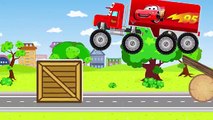 Super MONSTER MACK TRUCK - assembly and cool racing - Fun learning Video for Toddlers and Kids