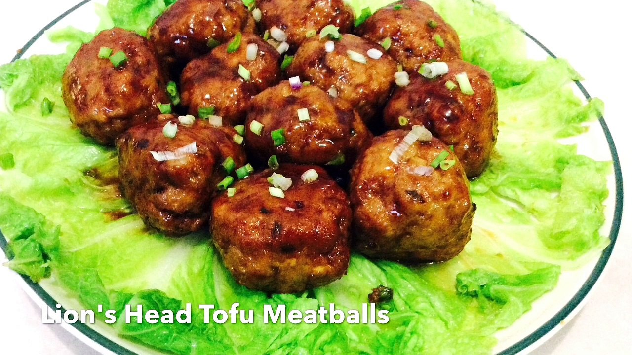 LION'S HEAD TOFU MEATBALLS