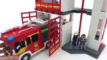 Playmobil Fire Station 5361 review   6385 Extension!