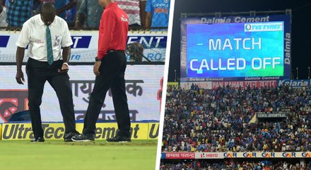 கைவிடப்பட்டது மூன்றாவது டி20 போட்டி-வீடியோ