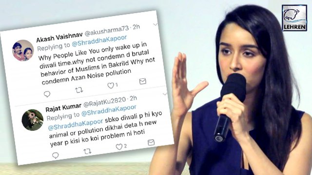 Shraddha Kapoor Gets TROLLED For Supporting “Cracker-Free” Diwali