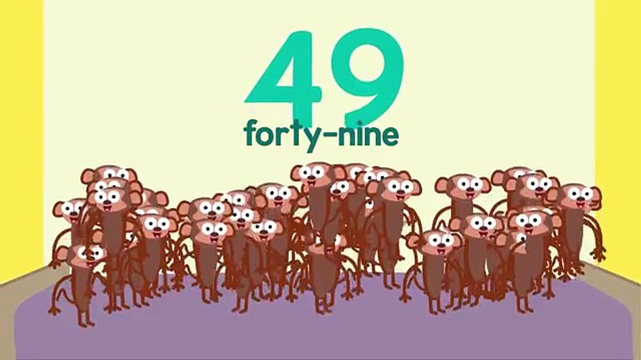 Fifty-Five Little Monkeys Jumping on the Bed | Scratch Garden