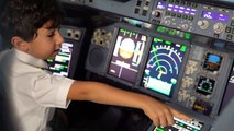 6-Year-Old Genius Kid Becomes Etihad Airways Pilot for a Day