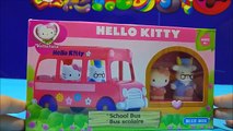 Hello Kitty Vellutata School Bus & Silly Slider Playset Toys ★ Hello Kitty Autobús Escolar Juguete