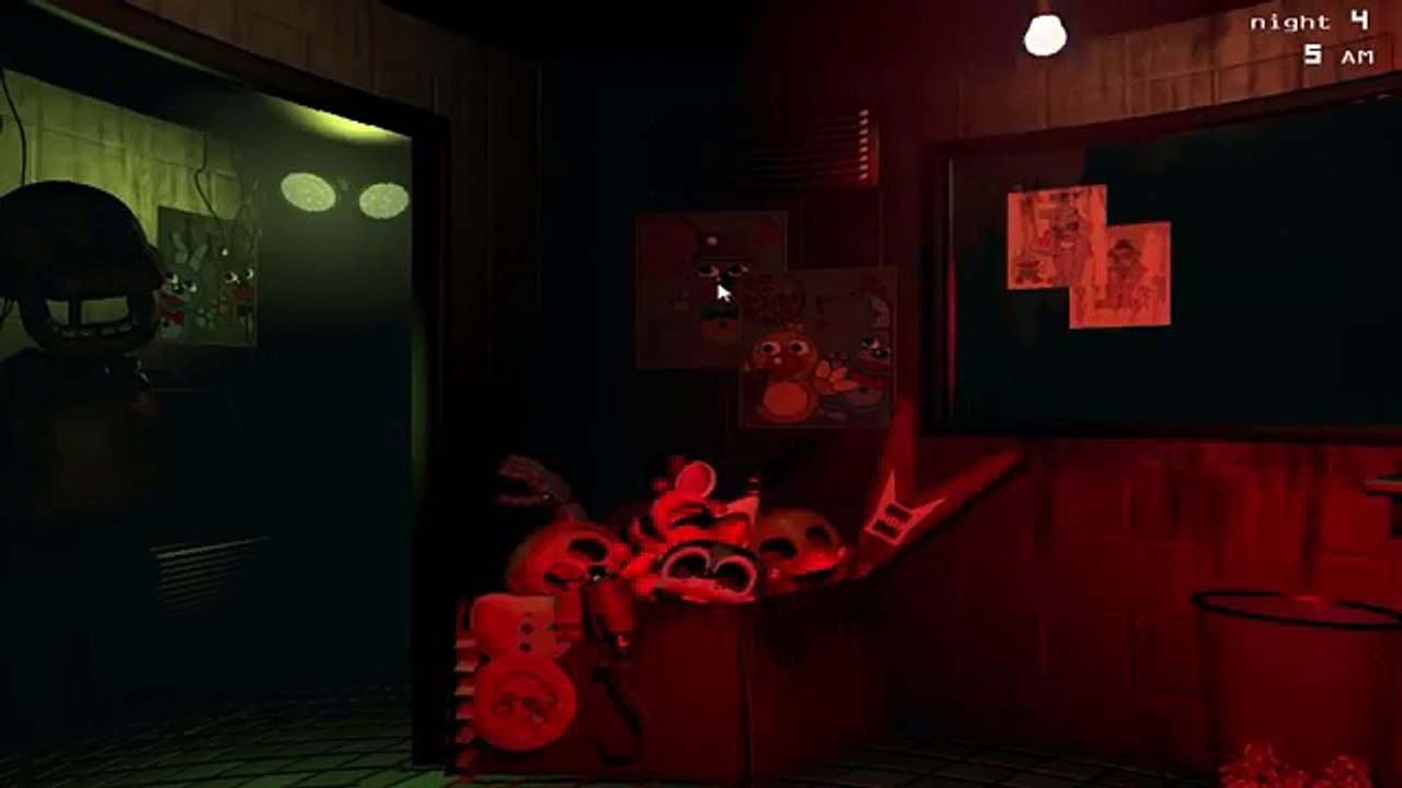 Five Nights at Freddys 3 All Purple Man Death MINIGAMES