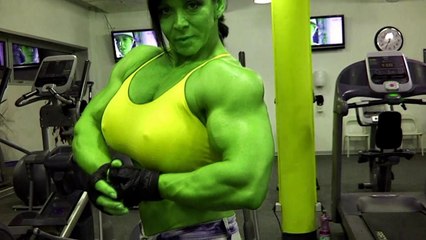 IFBB female bodybuilder workout in biggest body and