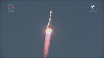 Russian Rocket Launch of Soyuz 2-1A with Progress MS-07 Cargo Craft