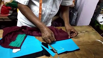 blouse cutting and stitching in telugu | Full Prical Video