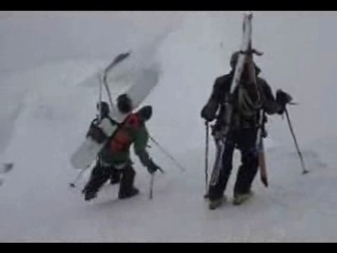 Mont blanc du Tacul, couloir Gervasutti