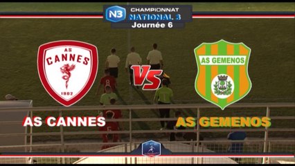 AS CANNES 0-0 AS GEMENOS-Championnat-N3-J6 2017-2018