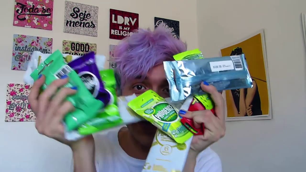 EXPERIMENTANDO CAMISINHAS COM SABOR!!