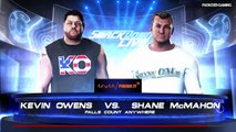 WWE 2K18 FALLS COUNT ANYWHERE Kevin Owens Vs Shane McMahon