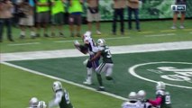 Rob Gronkowski beats Jamal Adams for TD