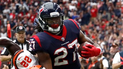 D'Onta Foreman breaks free for his longest run of 2017 so far