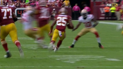 Chris Thompson takes screen pass for 20-yard gain