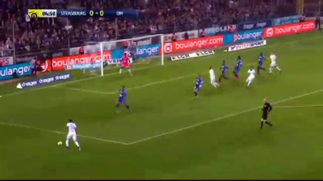 Dimitri Payet Goal HD - Strasbourg 0-1 Marseille - 15.10.2017