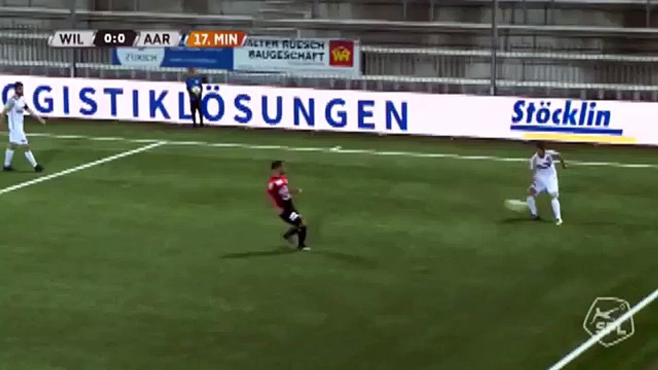 Wil 0:1 Aarau (Swiss Challenge League. 14 October 2017)
