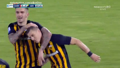 Ognjen Vranjes Goal HD - Xanthi FC 1 - 1 AEK Athens FC - 15.10.2017 (Full Replay)