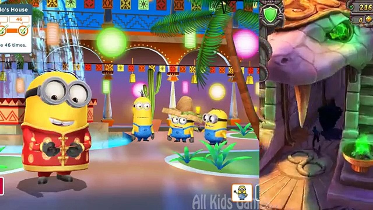 Despicable Me 2 - Minion Rush : Chinese Fu Minion Vs Bruce Lee From Temple Run 2 !