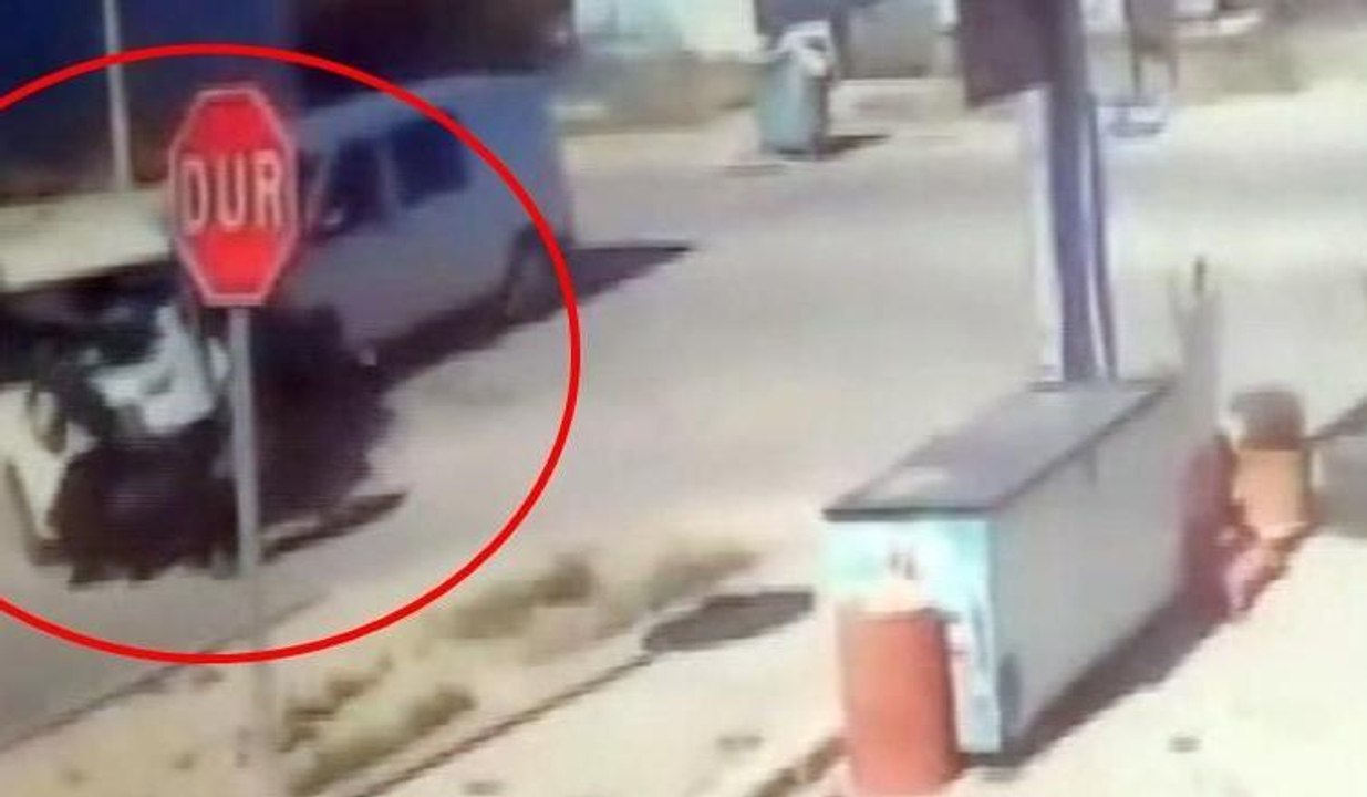 Denizli'deki korkunç kaza anı kamerada: 'Deprem oldu sandım'