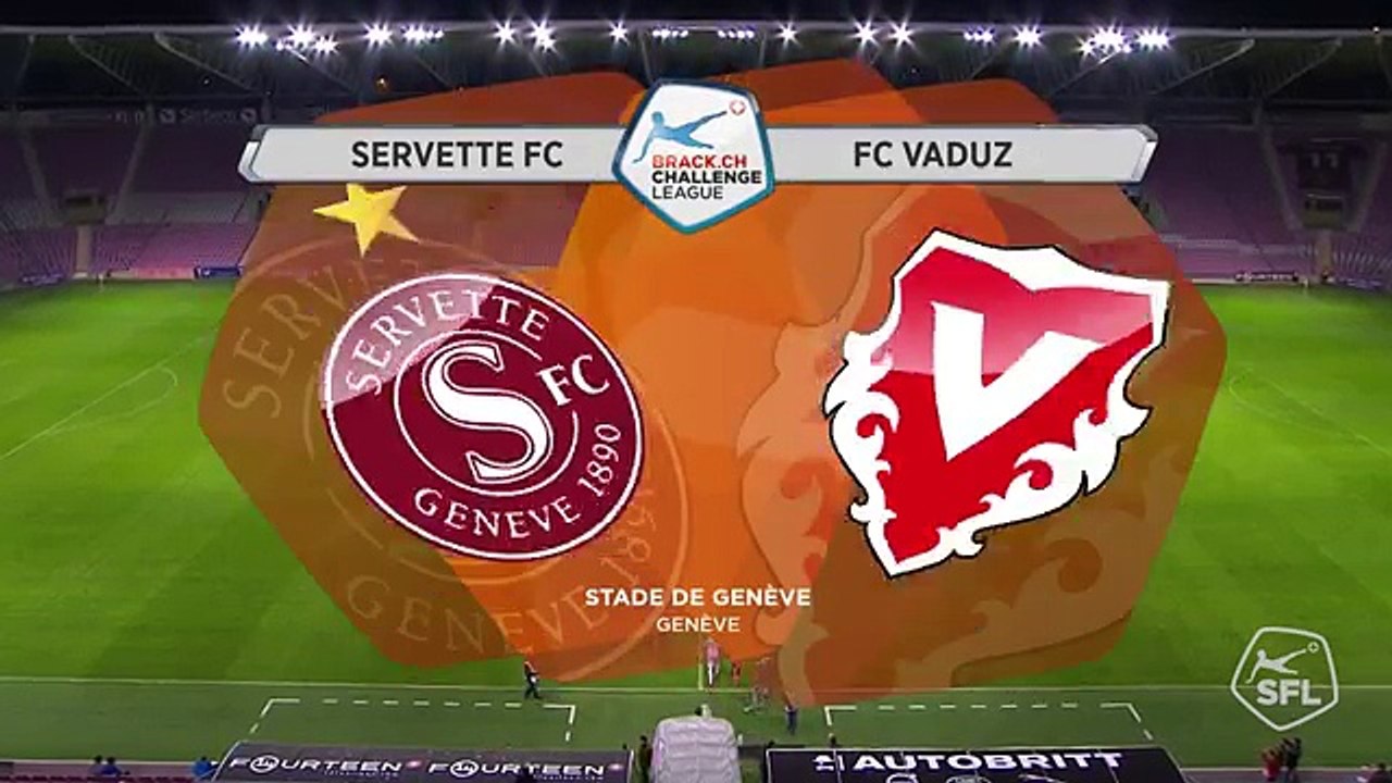 Servette 2:0 Vaduz (Swiss Challenge League. 13 October 2017)