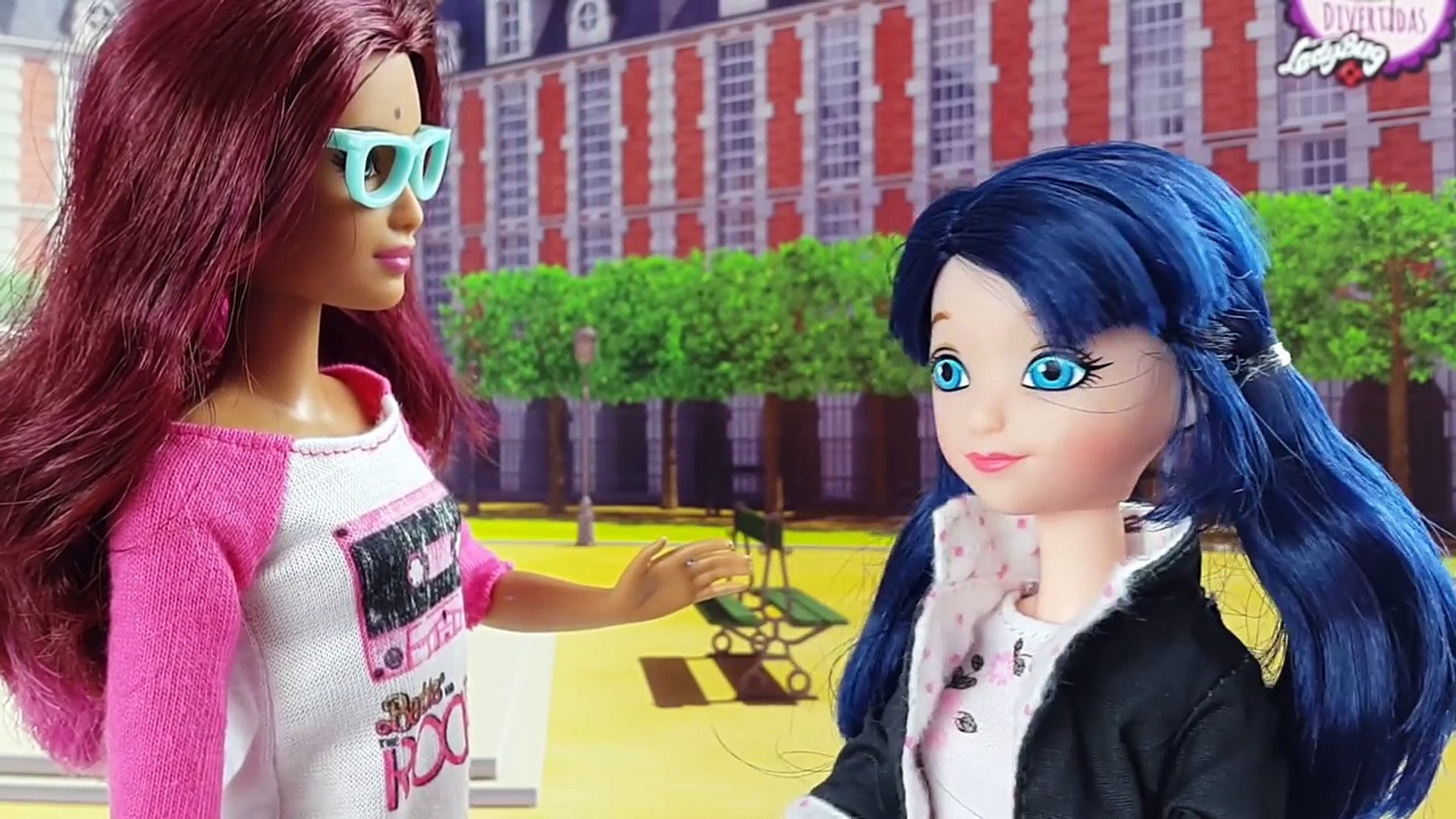 marinette y adrien muñecos