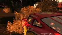 Mad Lightning McQueen wild race the mountain Disney car game GTA IV