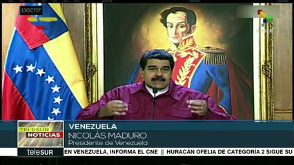 Presidente de Venezuela llama al pueblo a votar este domingo