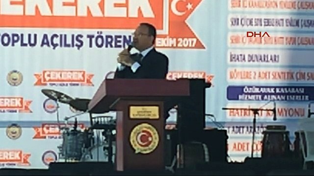 Yozgat Bakan Bozdağ Yozgat'ta Konuştu