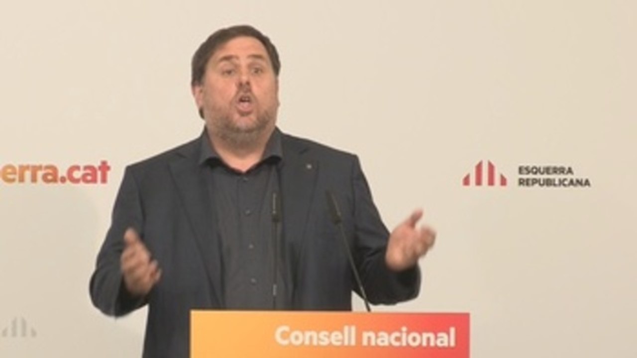 Junqueras pide confiar en Puigdemont