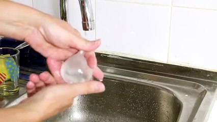 Science experiments for kids: how to make a raindrop with glue