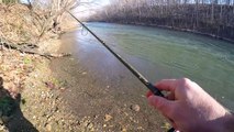 Extreme Fast Moving Water Fishing