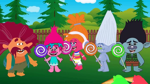 Trolls Poppy and Daddy Branch vs DJ Suki Ice cream Finger Family Nursery Rhyme FULL FUNNY EPISODE