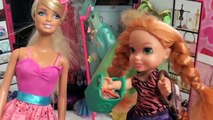 Coronation Frozen! Anna and Elsa Toddlers Perfect Dress Ever #2 Prince Barbie Chelsea Toys In Action