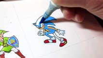 Drawing Video Game Charers With Copic Markers