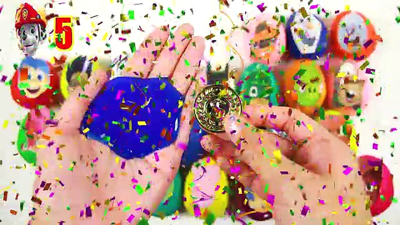 Masha, Paw Patrol, Mega Egg - 30 Surprise Playdoh Eggs with Toys and Slime
