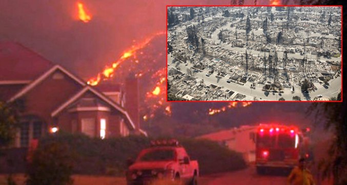 Kaliforniya Alev Alev Yanıyor! Şimdiye Kadar 35 Kişi Öldü, 90 Bin Kişi Tahliye Edildi