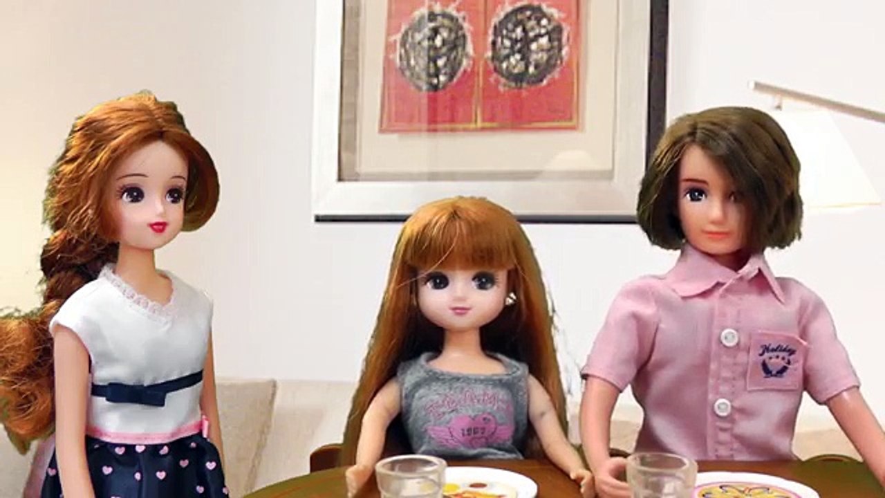 リカちゃん人形 アニメ☆ママが料理教室に・・・味は！？☆おもちゃ ハウス おもしろ