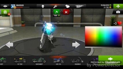 Jogo de moto realista para celular